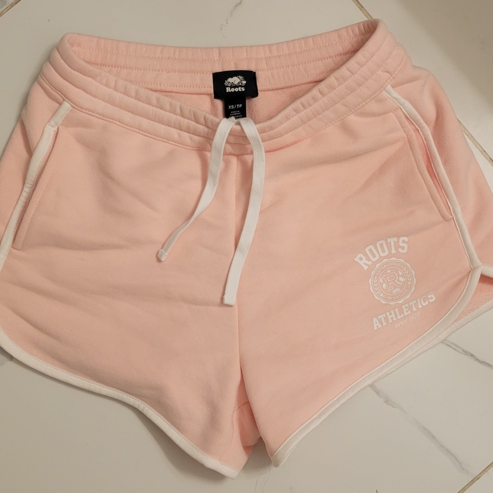 Roots Women's Pink Athletic Shorts